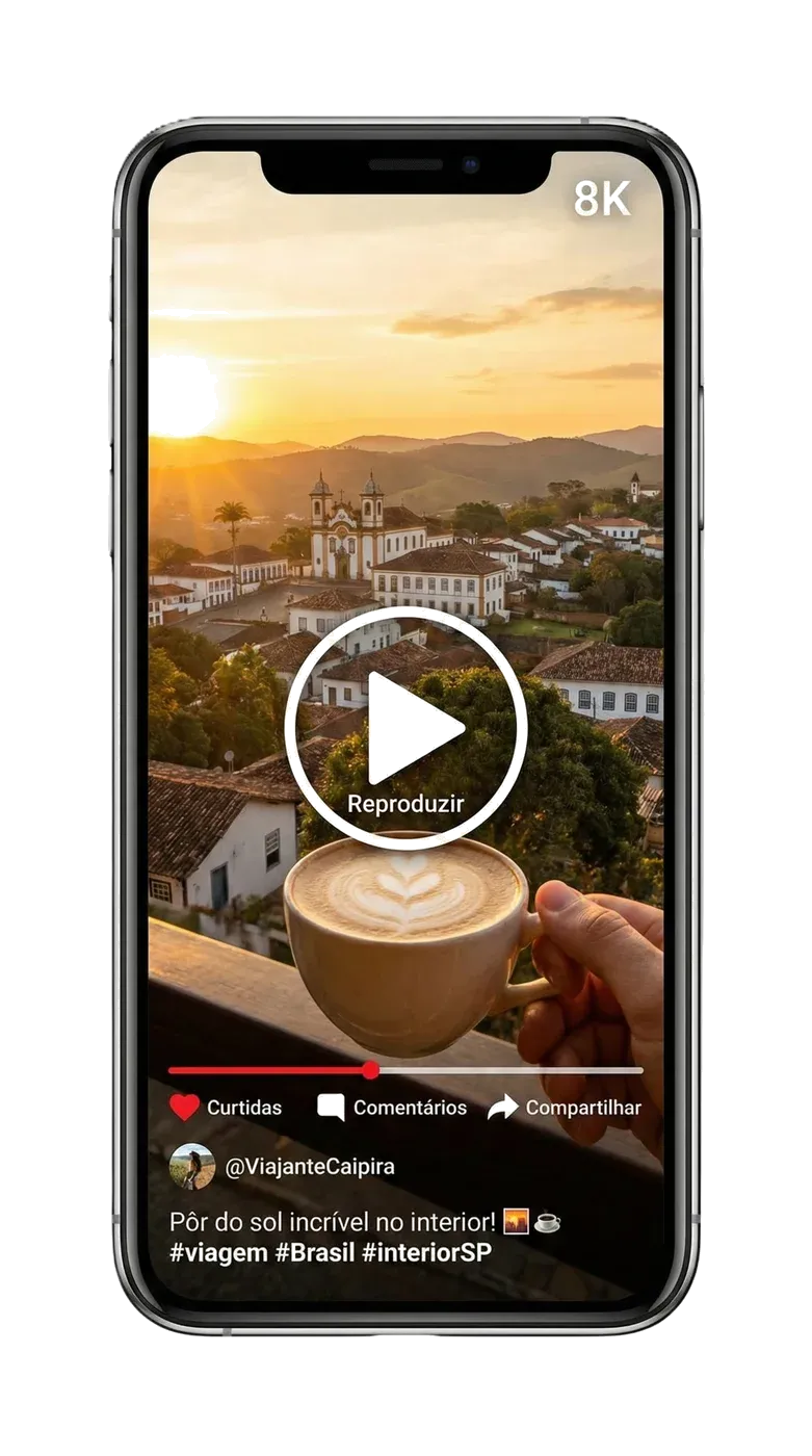 Post social media — tendência de redes